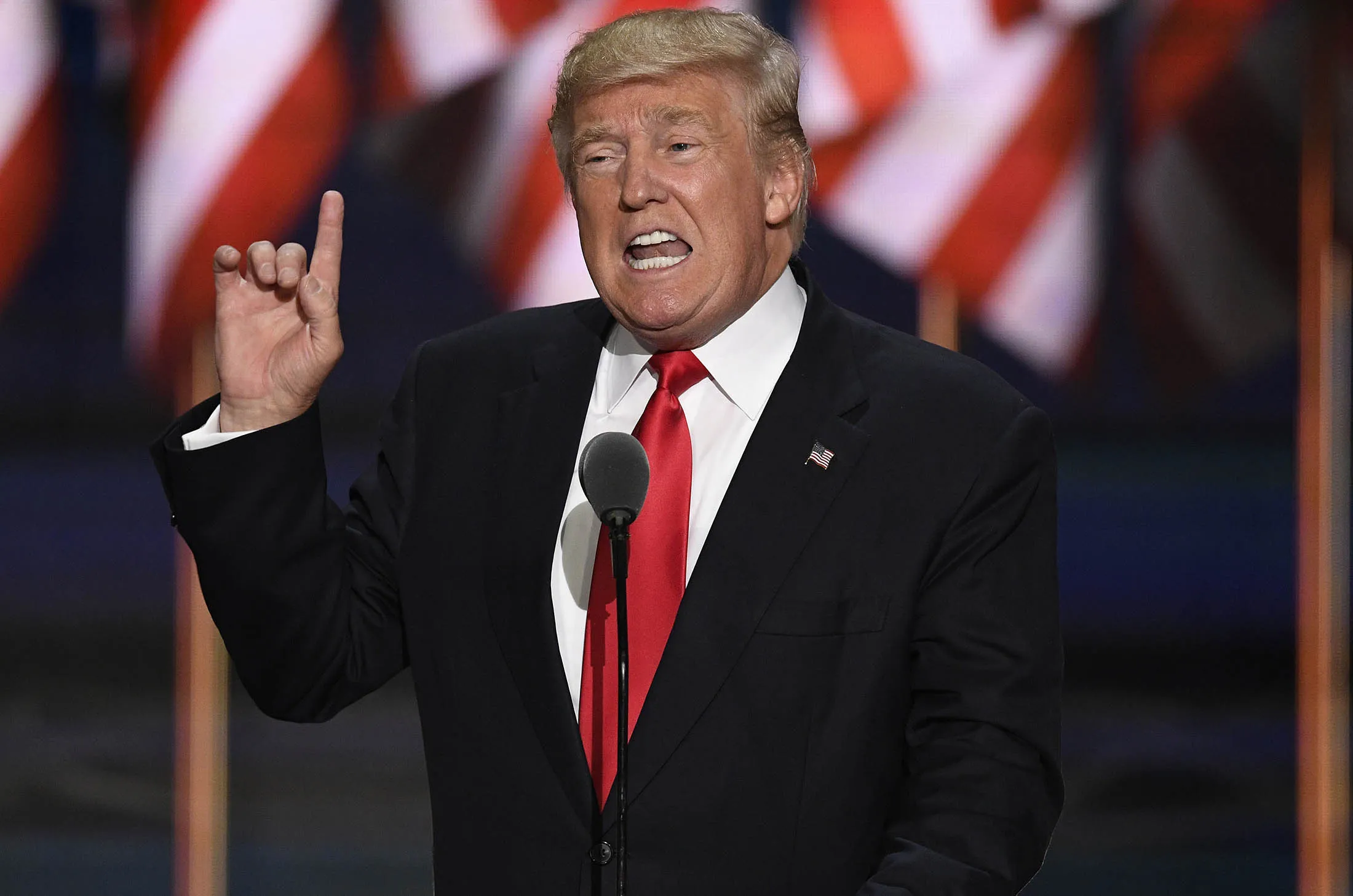 Pictured: Donald Trump, providing his directional call for Treasury yields.
