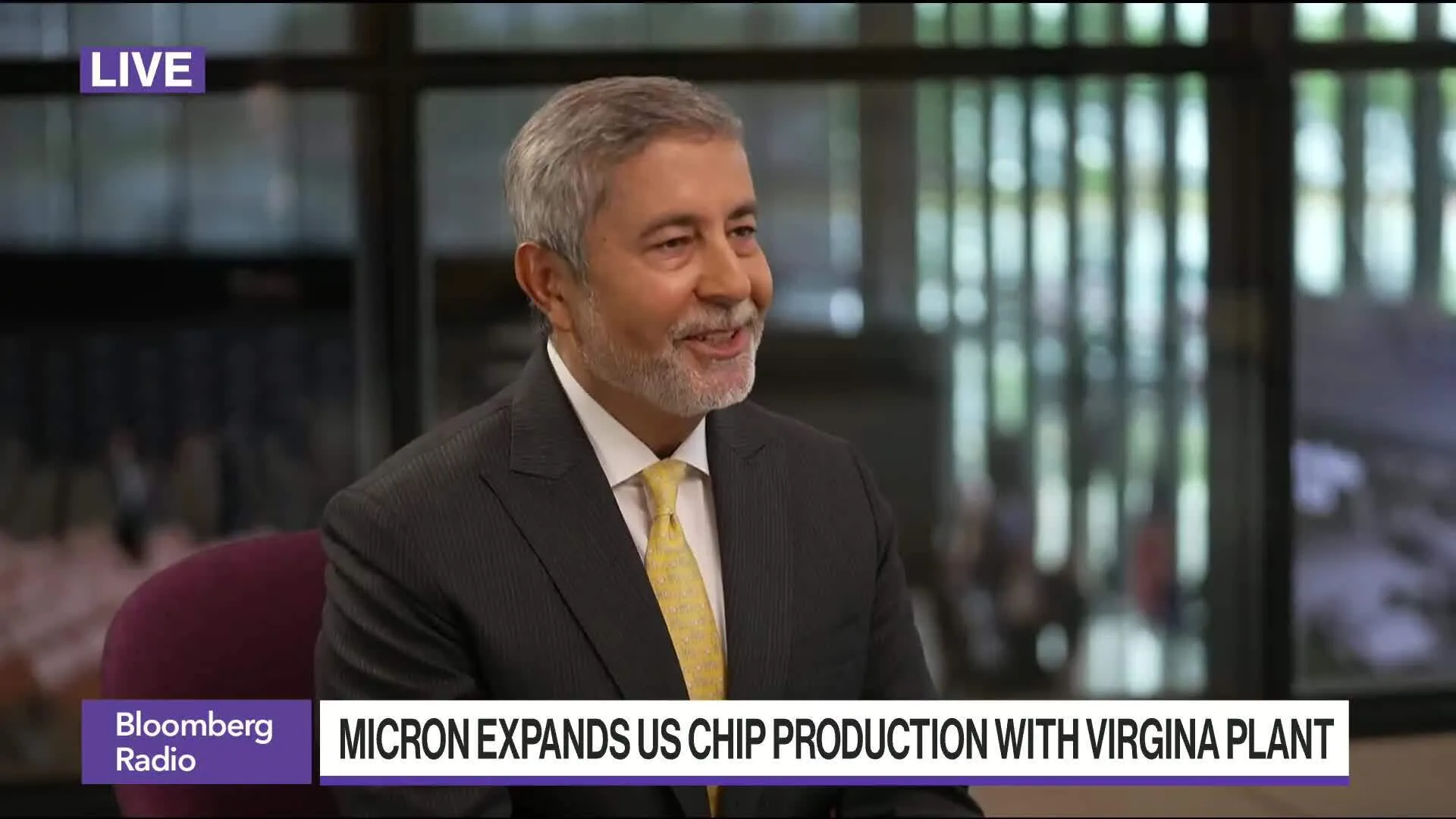 Watch Micron CEO on Expanding Chip Production, Memory Demand - Bloomberg