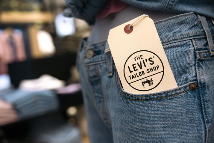 Inside A Levi's Store Ahead Of Earnings Figures