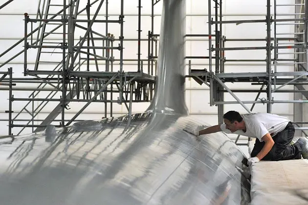 Eirtech Aviation's airplane paint facility in Czech Republic, which paints airplanes such as Boeing, Airbus, ATR, SAAB, Bombardier, Embraer and others