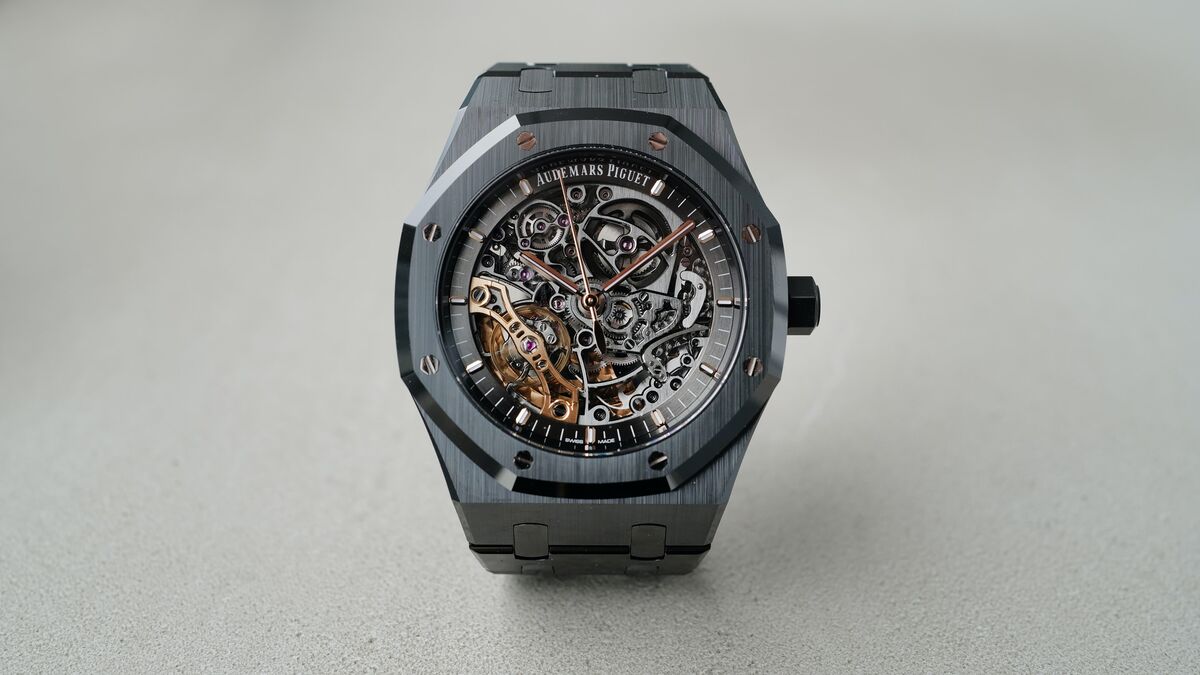 Audemars Piguet Royal Oak Black Ceramic Is Watch S Hot Material Bloomberg