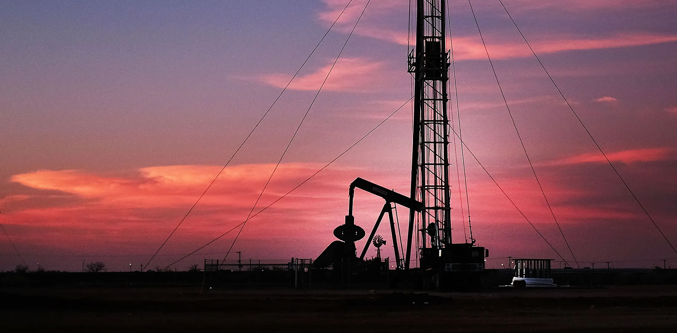 An oil drill in Midland, Texas.
