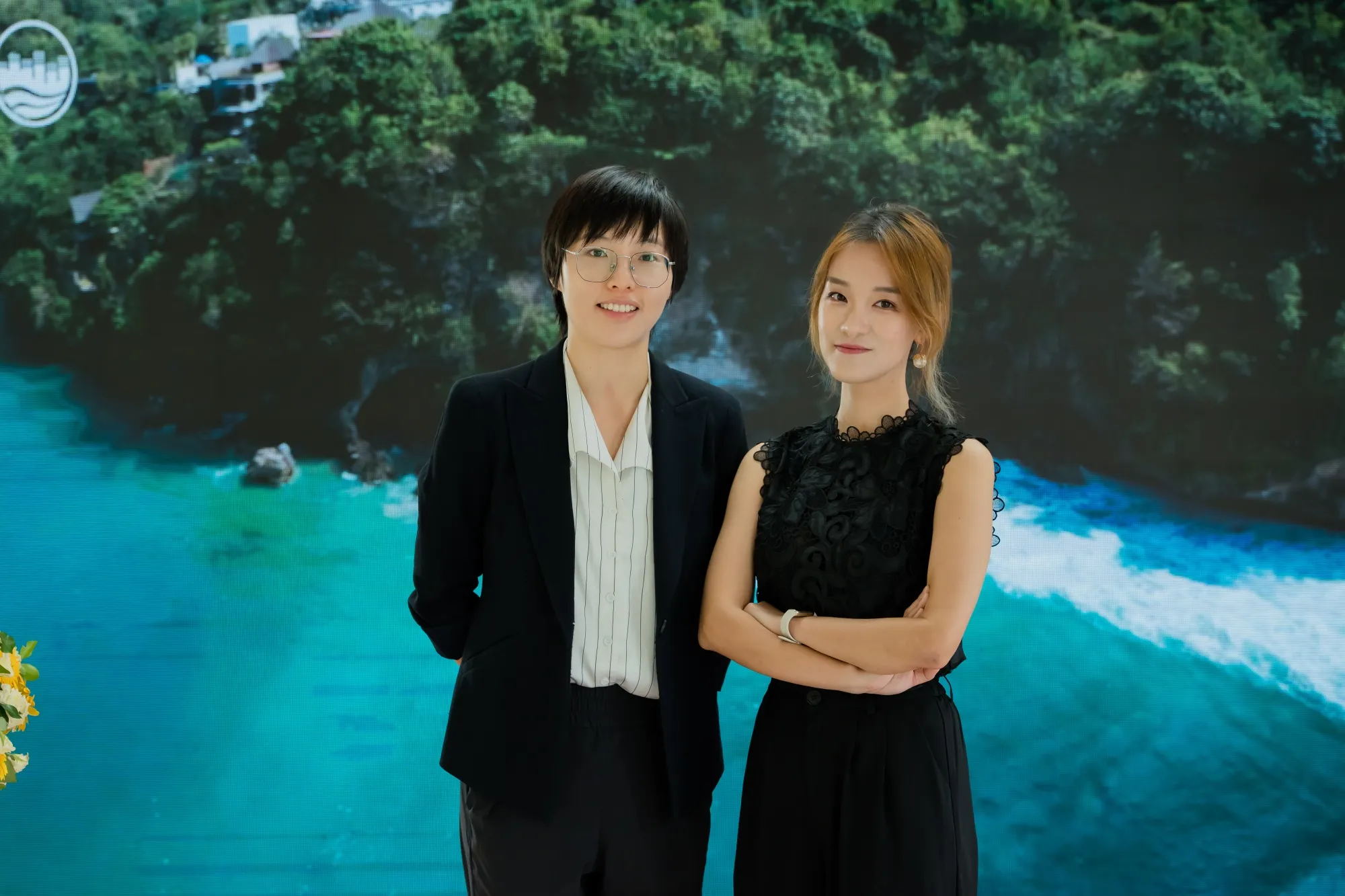 Yiwei Zhu and Nicole Mao.