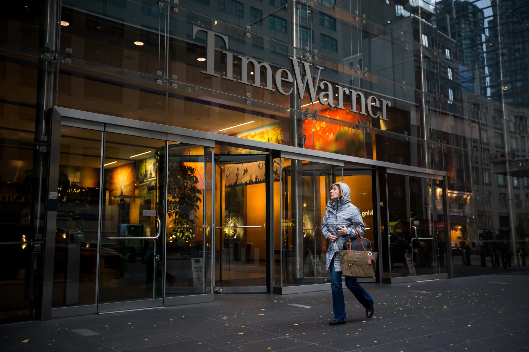 An AT&T Inc. Store And The Time Warner Inc. Center As The Companies Agree To $85.4 Billion Deal 