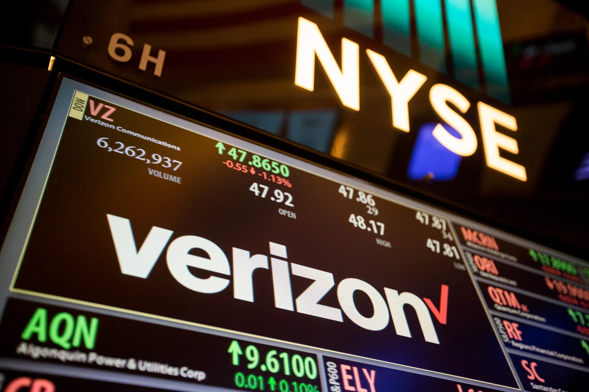 Trading On The Floor Of The NYSE As U.S. Stocks Mixed While Euro Slips Before French Vote