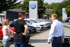 Volkswagen AG Electric Automobile Showroom as Company Reworks U.S. Strategy