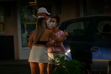 Residents Evacuate Marcheprime As Gironde Wildfire Spreads Near Bordeaux