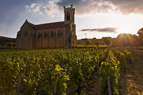 If you look at a list of the most expensive wines in the world today, the majority of them are from Burgundy. Pictured: a vineyard in Fuisse.