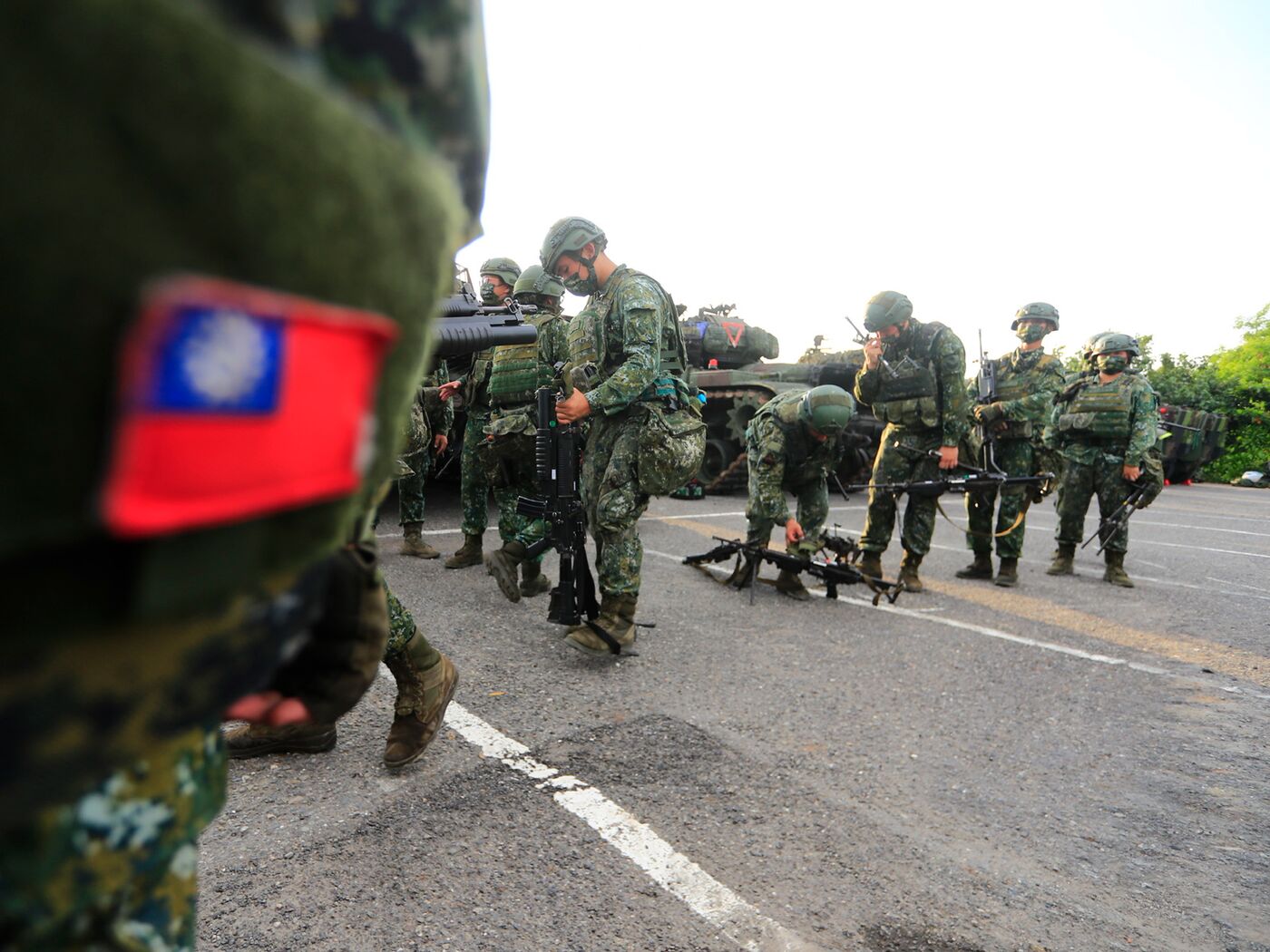 Military exercise in Taiwan