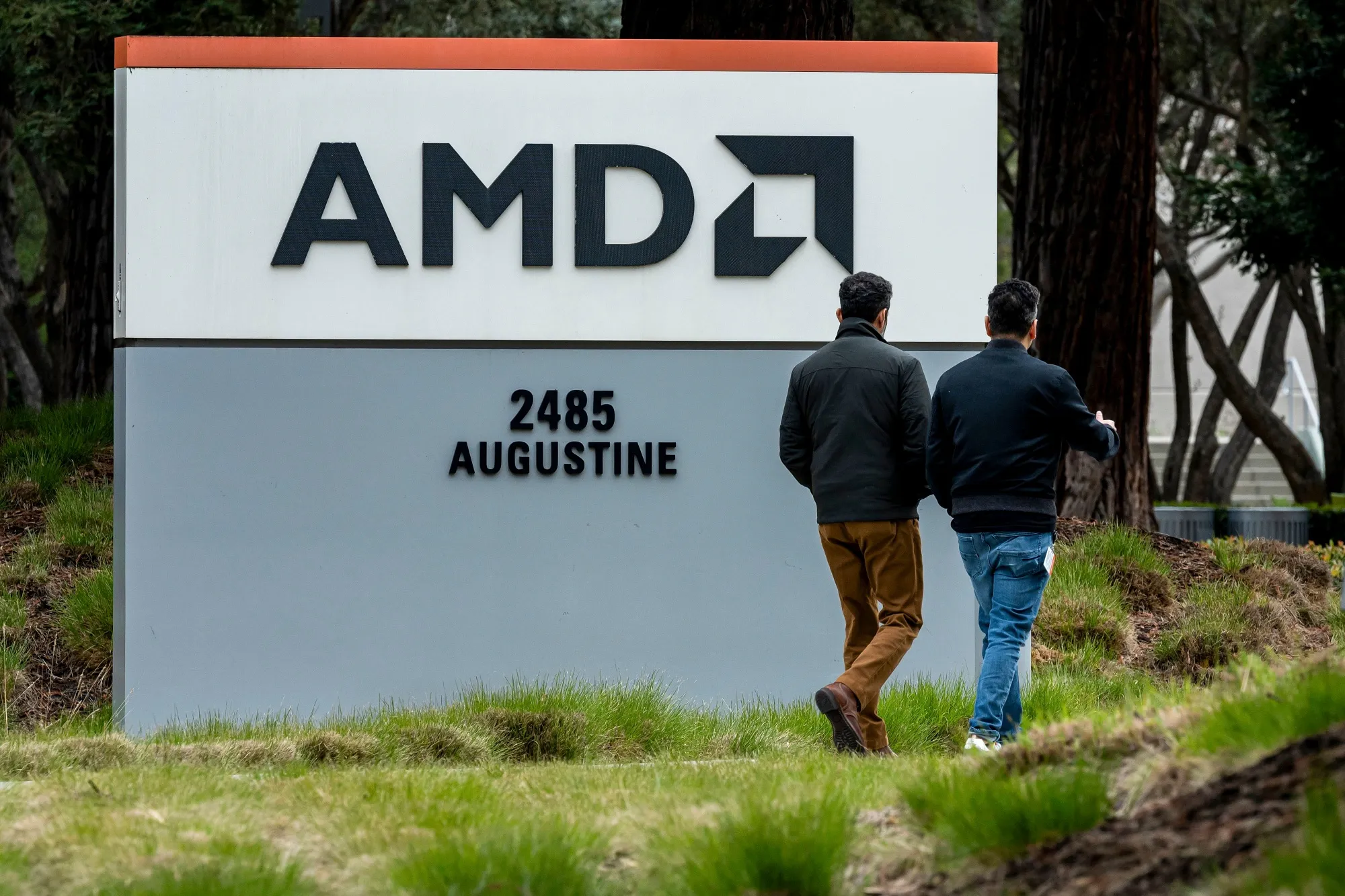 The Advanced Micro Devices (AMD) headquarters in Santa Clara, California.