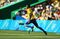 RIO DE JANEIRO, BRAZIL - AUGUST 17: Neymar of Brazil controls the ball during the Semi Final match between Brazil and Honduras at Maracana Stadium on August 17, 2016 in Rio de Janeiro, Brazil. (Photo by Ian MacNicol/Getty Images)