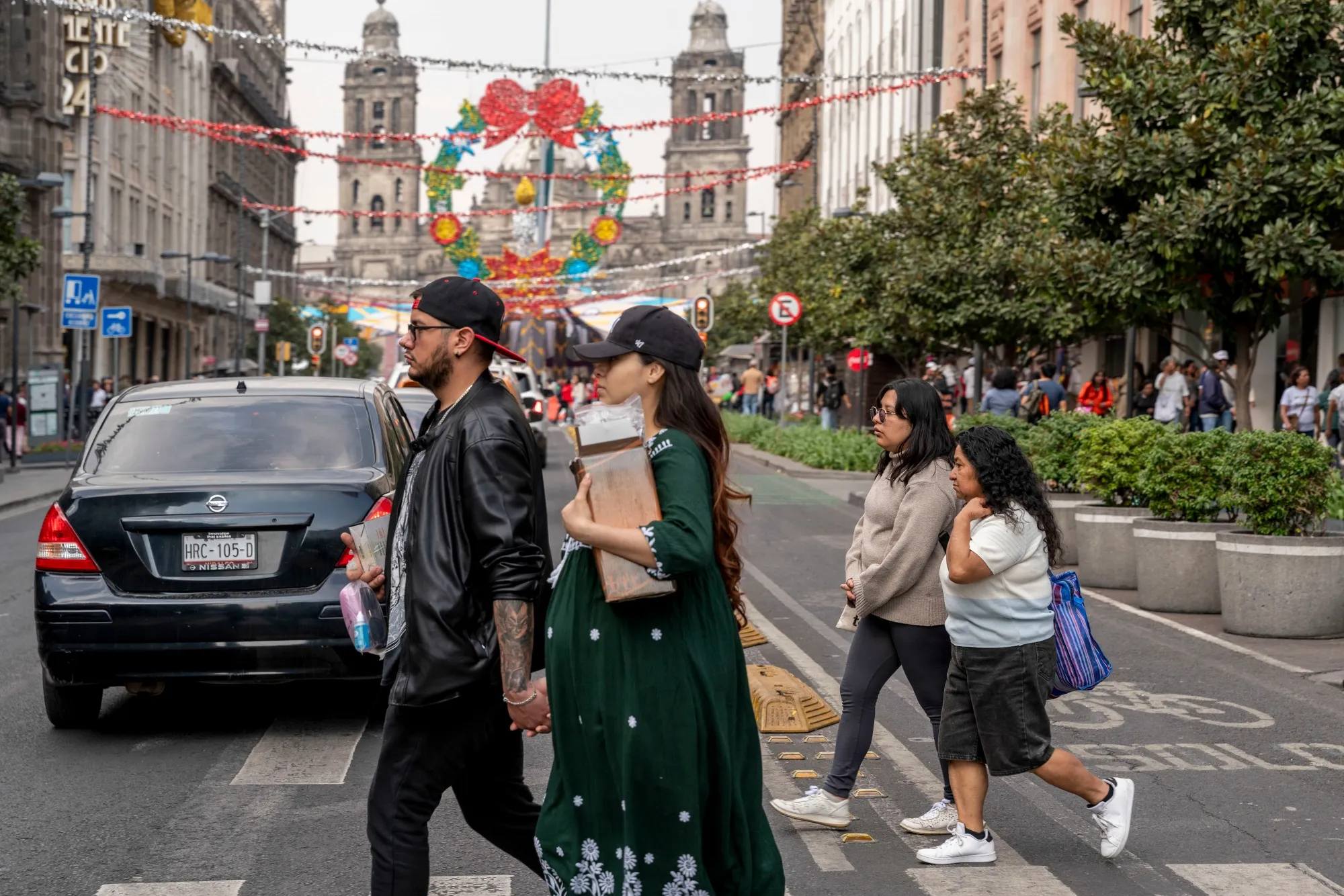 Shoppers in Mexico City.
