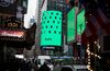 Hulu LLC signage is displayed at the Nasdaq MarketSite in New York, U.S., on Friday, Jan. 18, 2019. Stocks rose to the highest level in more than a month as signs the U.S. and China are closing in on a trade truce and stronger factory numbers boosted investor confidence in the global economy.