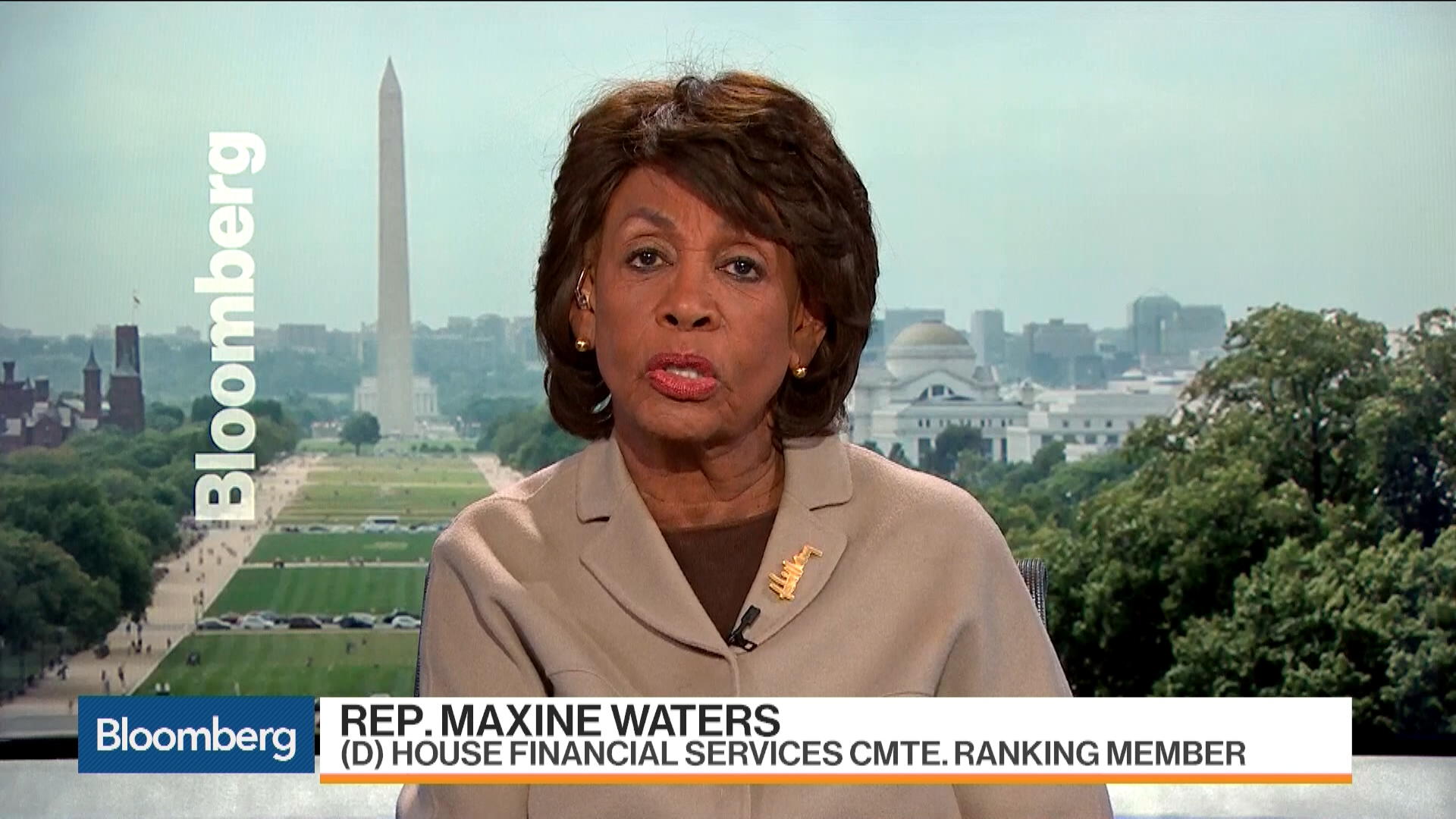 Watch Rep. Maxine Waters: Trump Rhetoric Sent Shock Wave - Bloomberg