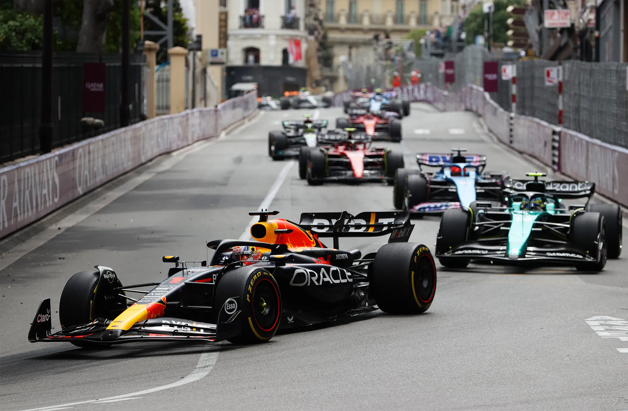 Max Verstappen in Monaco.