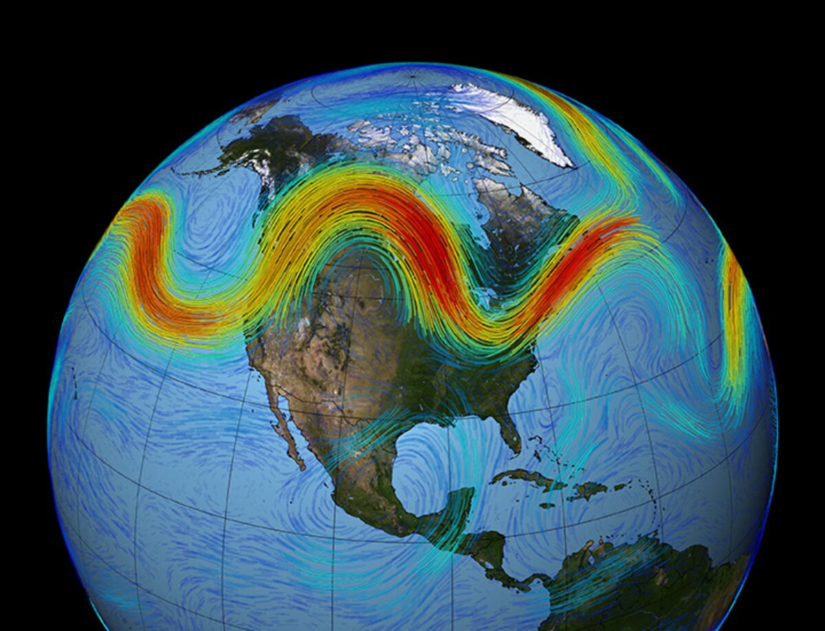 Wavier jet stream means changing weather patterns