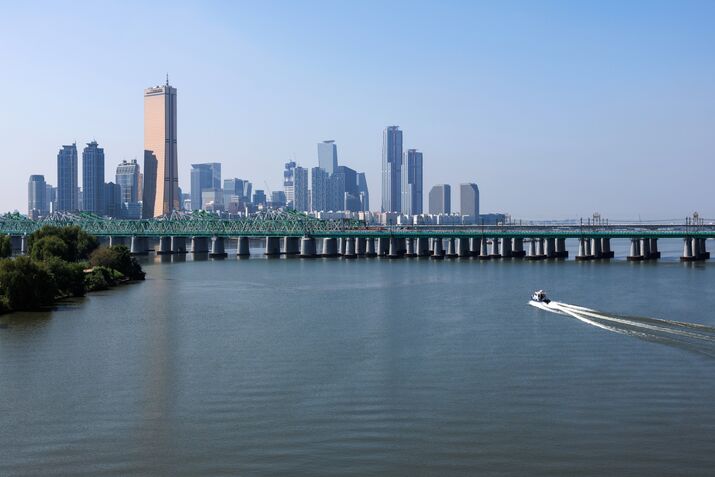Yeouido Financial District in Seoul