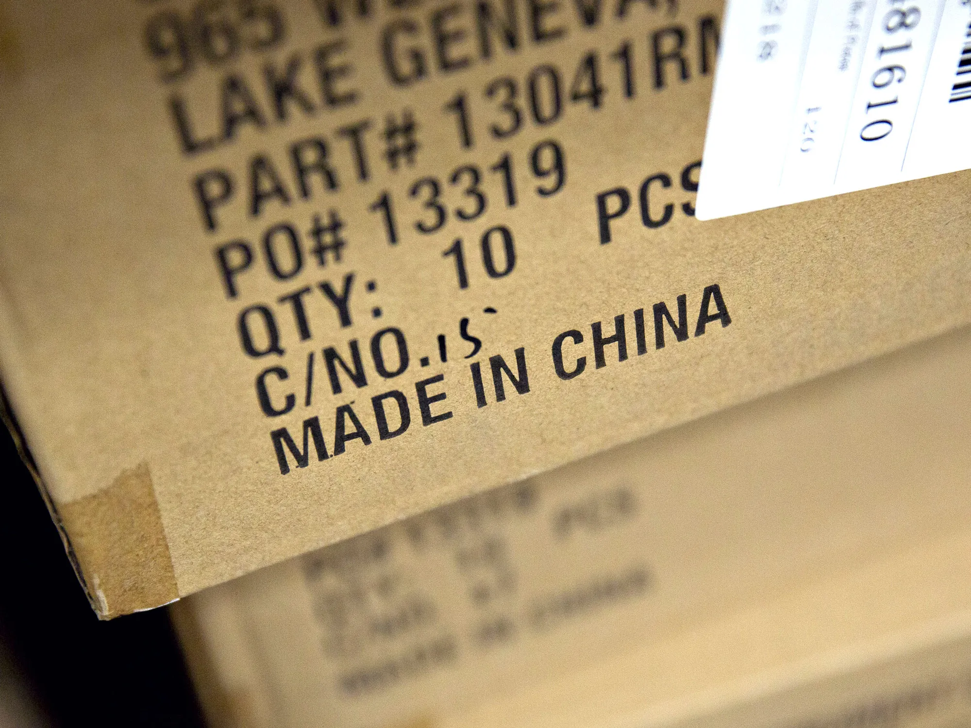 Boxed in.