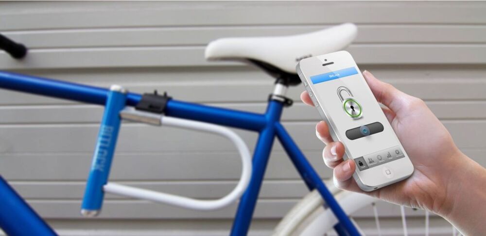 smartphone bike lock