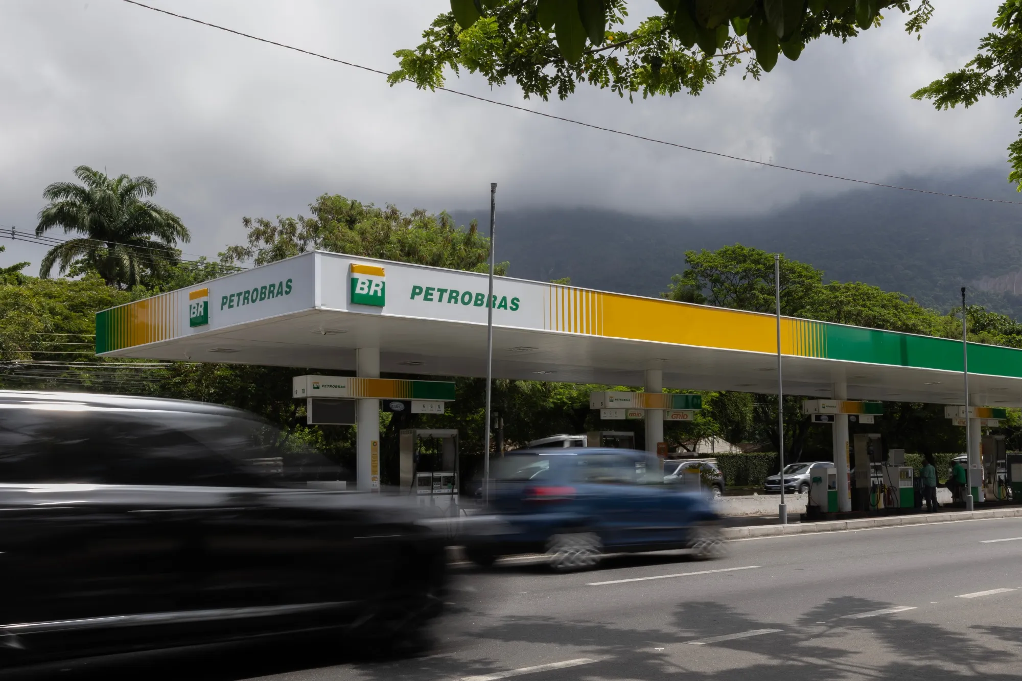 A Petrobras gas station in Rio de Janeiro, Brazil.