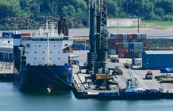 The Ursa Major cargo ship at the Baltiysk Sea Port.