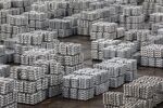 Aluminum Stockyard Ahead of China Industrial Output Data
