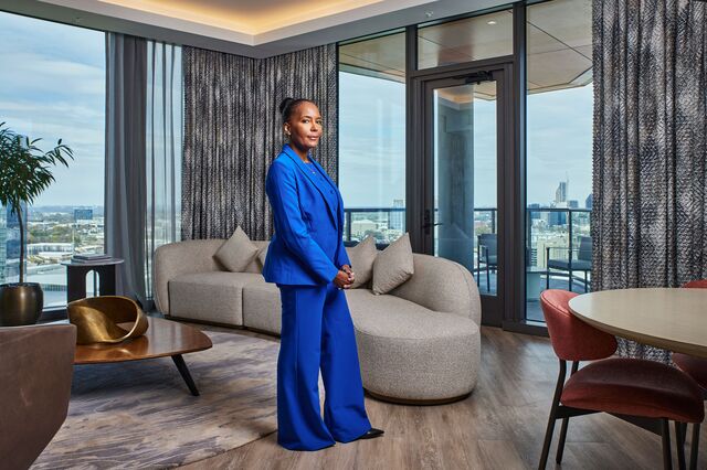 Keisha Lance Bottoms at the penthouse of Hotel Phoenix. 