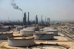 Storage tanks and oil processing facilities operate at Saudi Aramco's Ras Tanura oil refinery and terminal in Ras Tanura, Saudi Arabia.