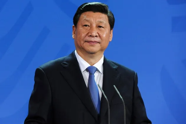 Chinese President Xi Jinping in Berlin on March 28
