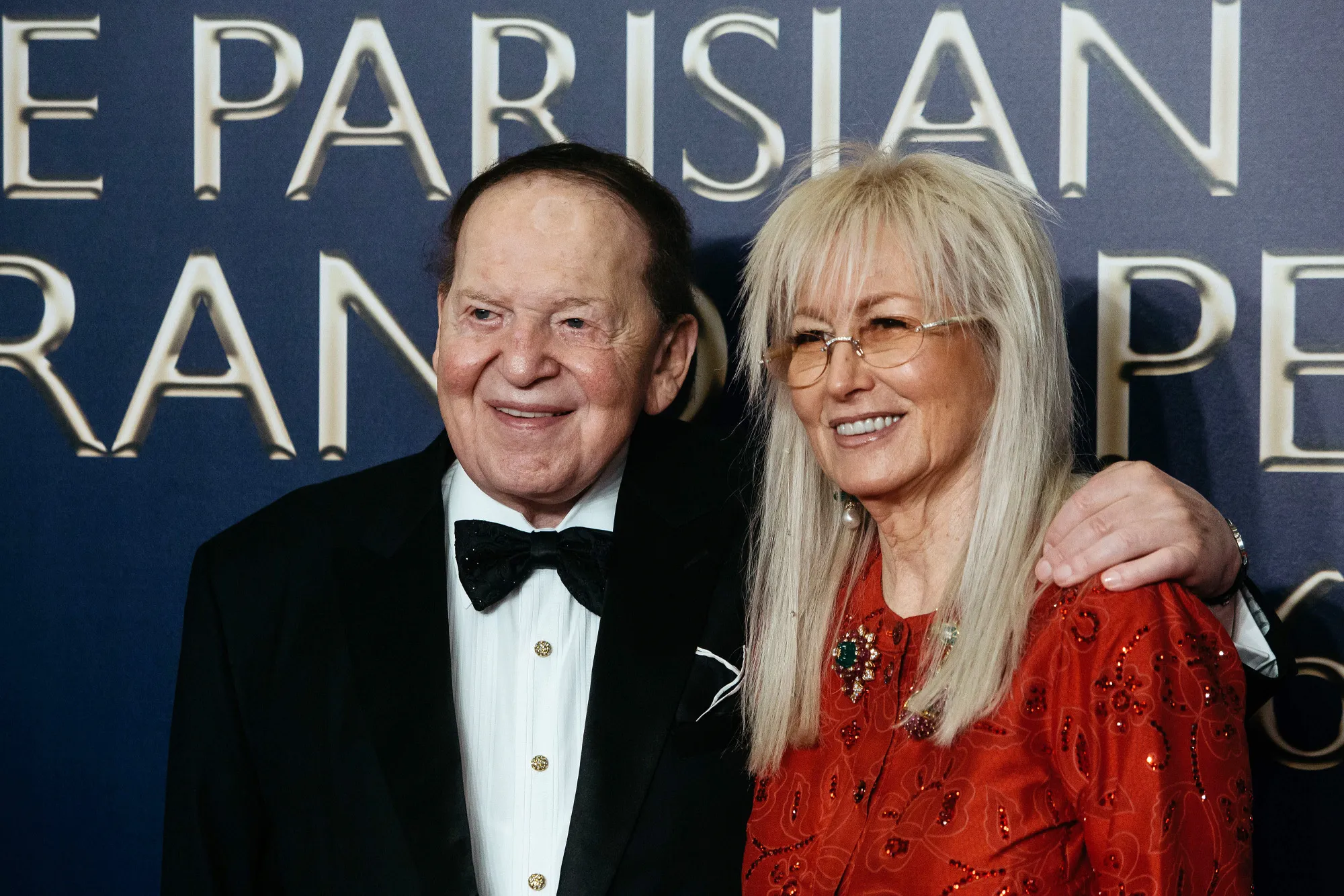 Sheldon Adelson and his wife Miriam Adelson in 2016
