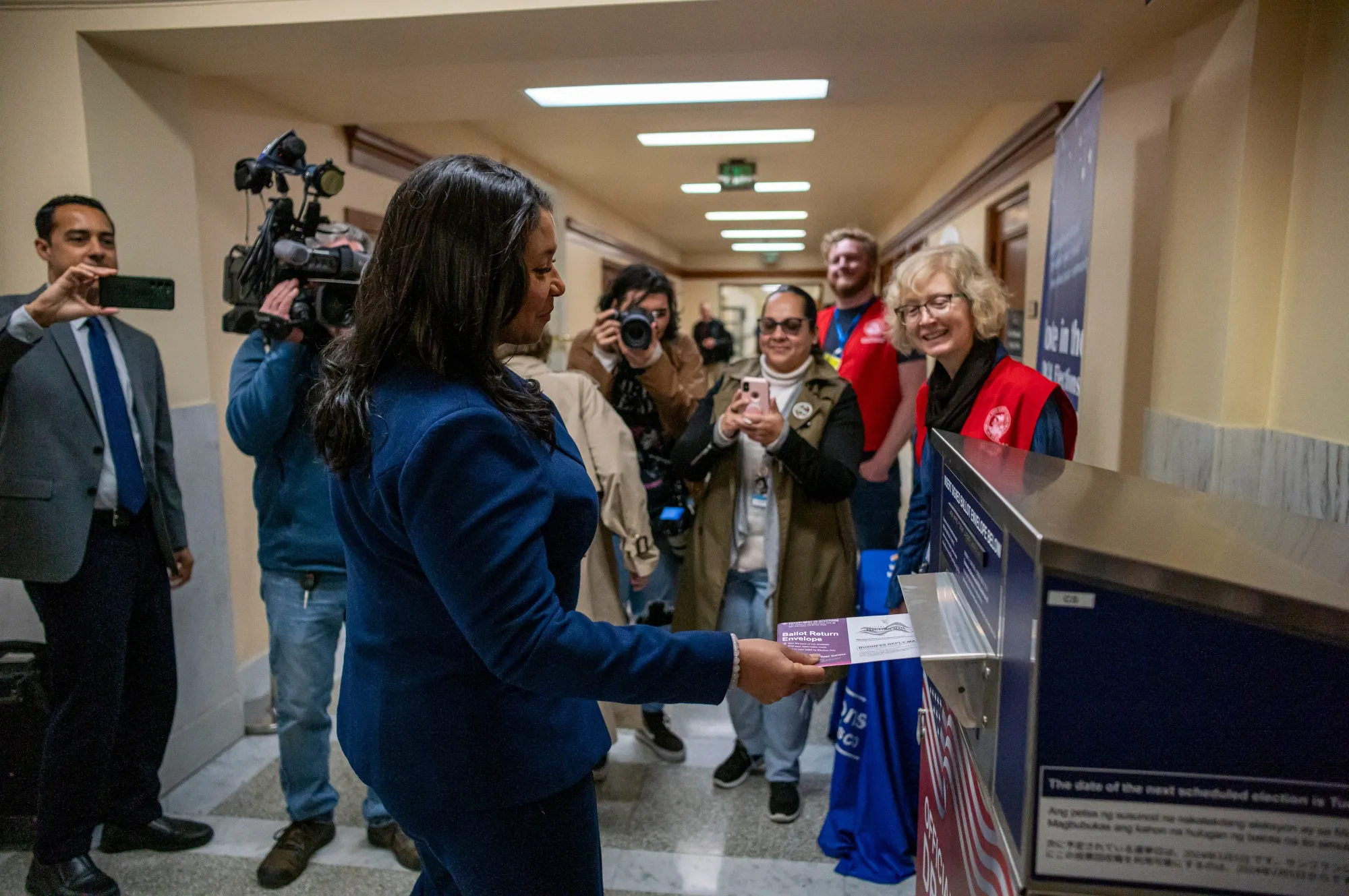 Mayor London Breed casts a vote for liberal values.