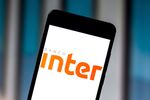 In this photo illustration the Banco Inter logo is seen