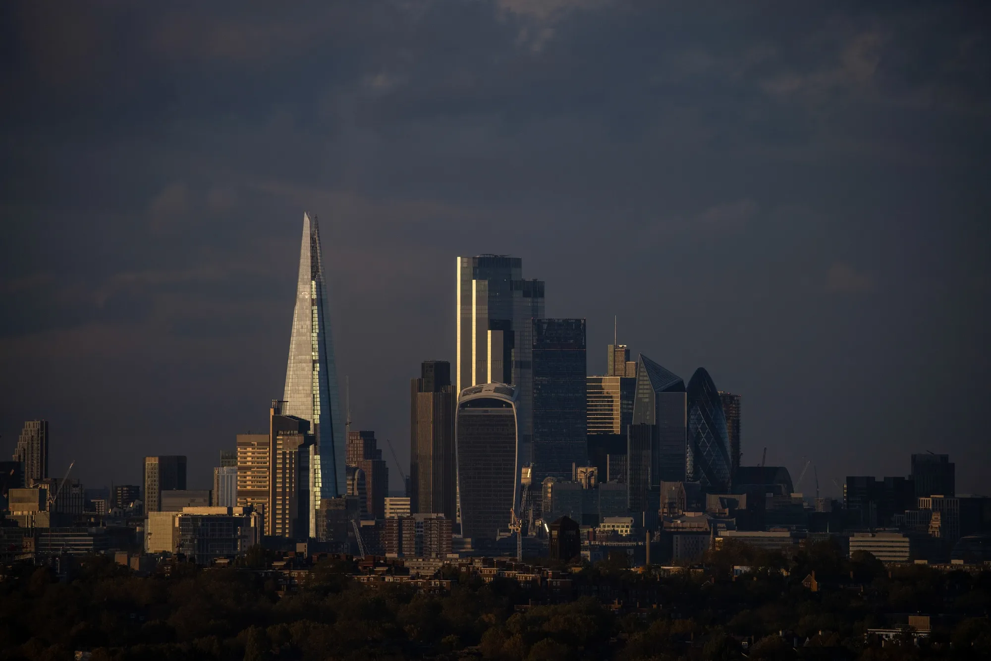 London’s Canary Wharf.