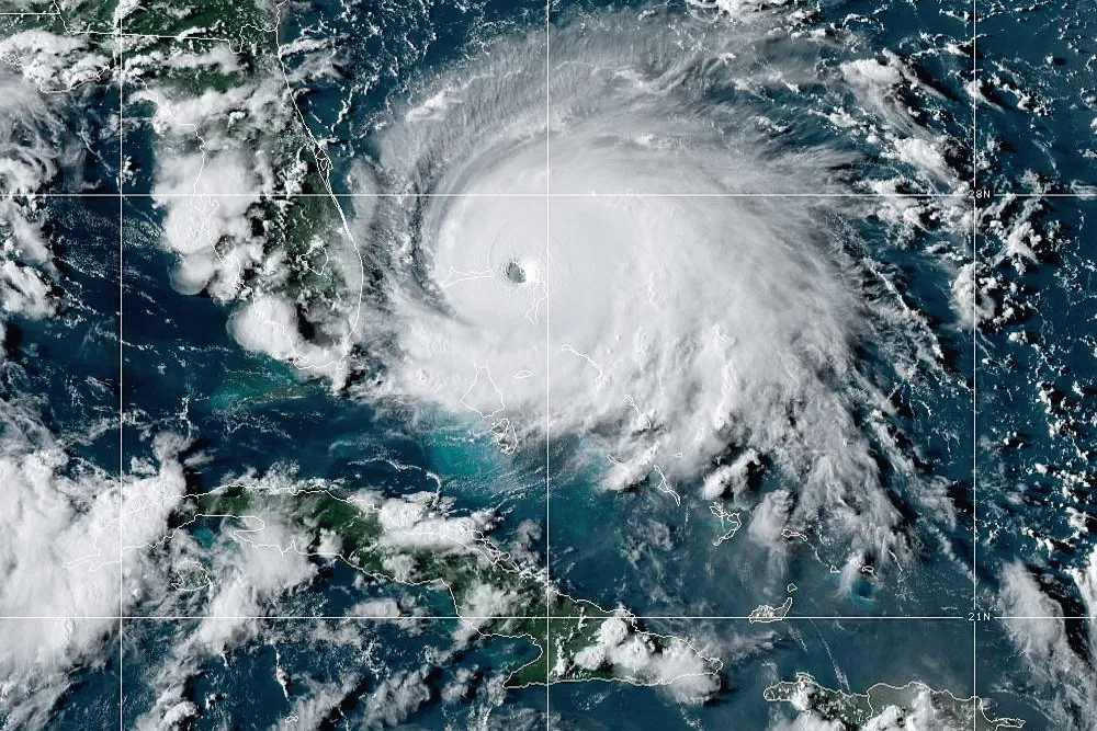 Hurricane Dorian on Sept. 1.