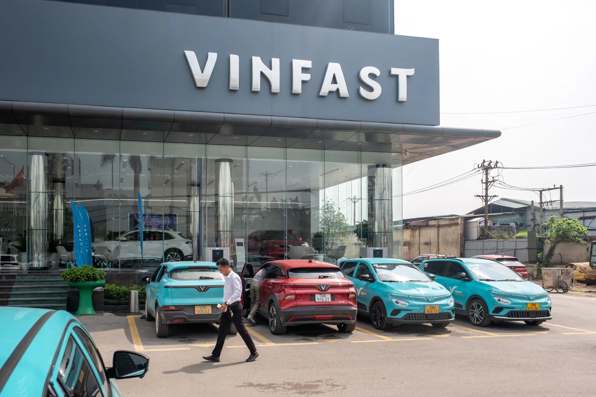 Inside a VinFast Showroom in Hanoi