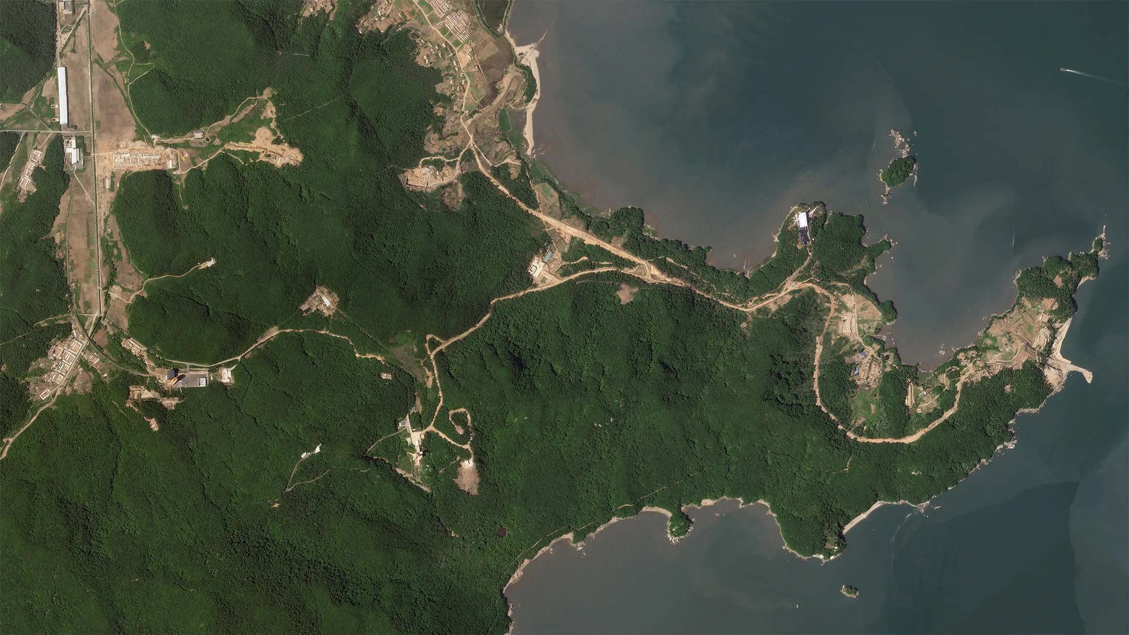 Sohae Satellite Launching Station near Tongchang-ri, North Korea, on May 30.