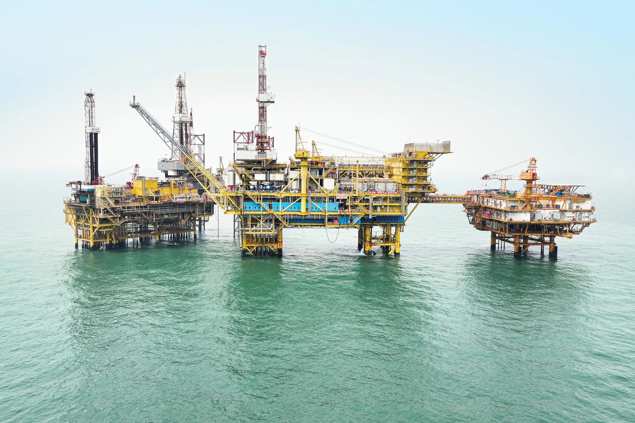 Cnooc Ltd.'s 11-1 CEPJ Caofeidian platform in the Bohai Sea.