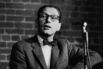 Political satirist and musician Tom Lehrer perform