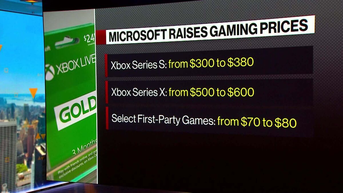 Microsoft Raises Prices on Xbox, Games