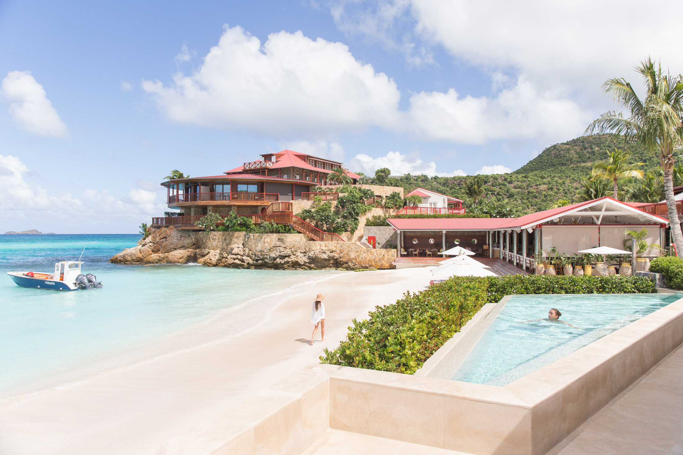 Eden Rock St Barths, one of the best luxury hotels in the Caribbean, Part  1/2. 