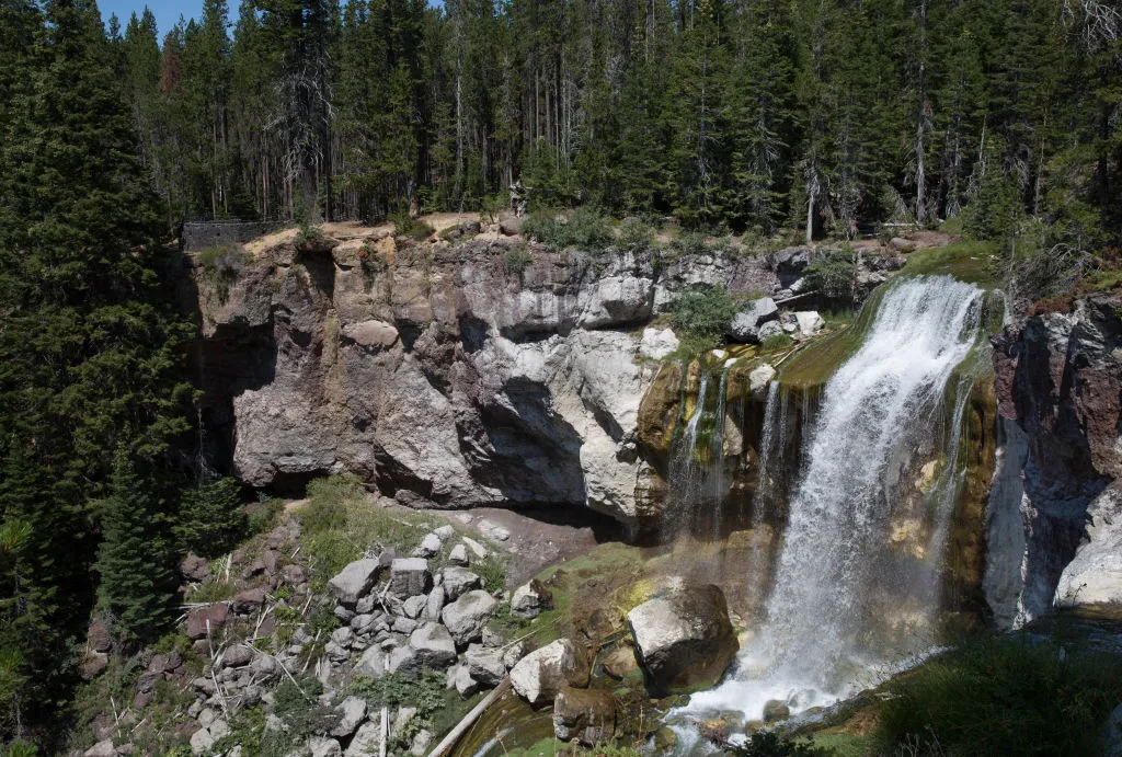 A waterfall south of Bend. It used to be a lot bigger.