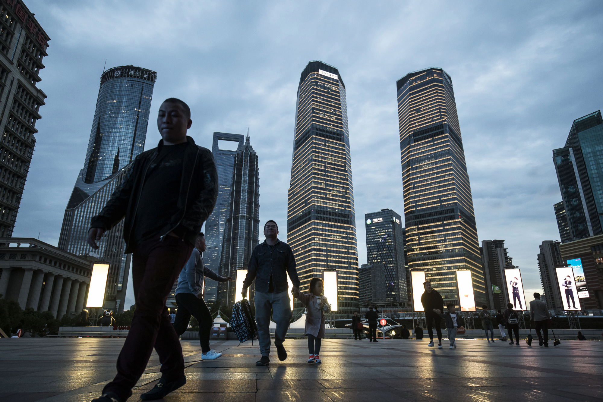 General Views of Shanghai Financial District Ahead of Communist Party Congress