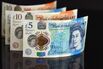British 10 and five pound banknotes