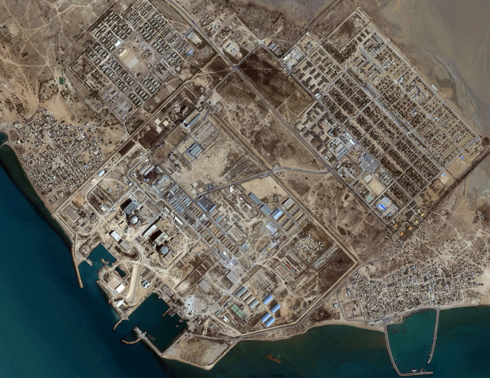 Satellite Photo Of Iran's Bushehr Reactor