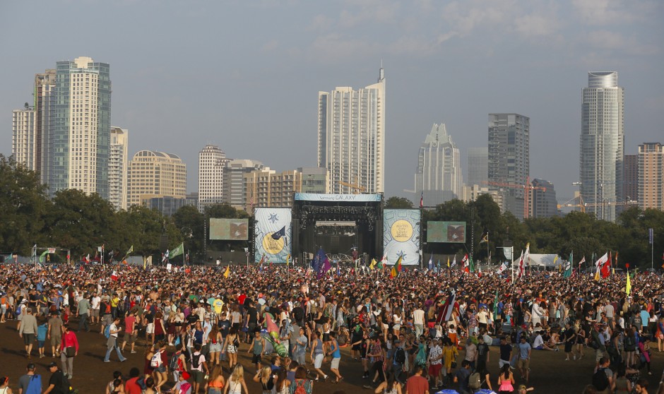 Attendees at the Austin City Limits Music Festival in Austin in 2014.