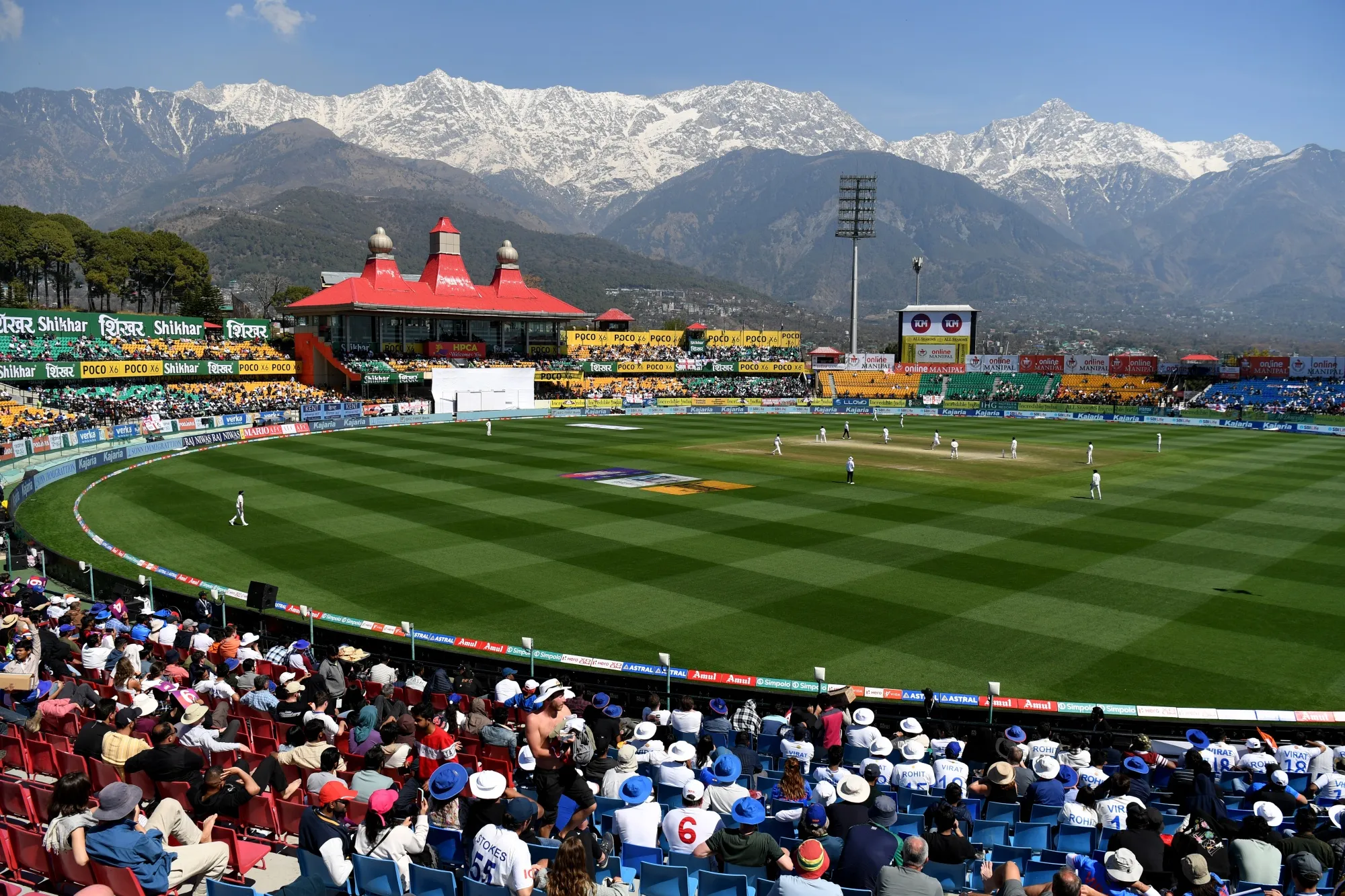 Himachal Pradesh Cricket Association Stadium in Dharamsala.