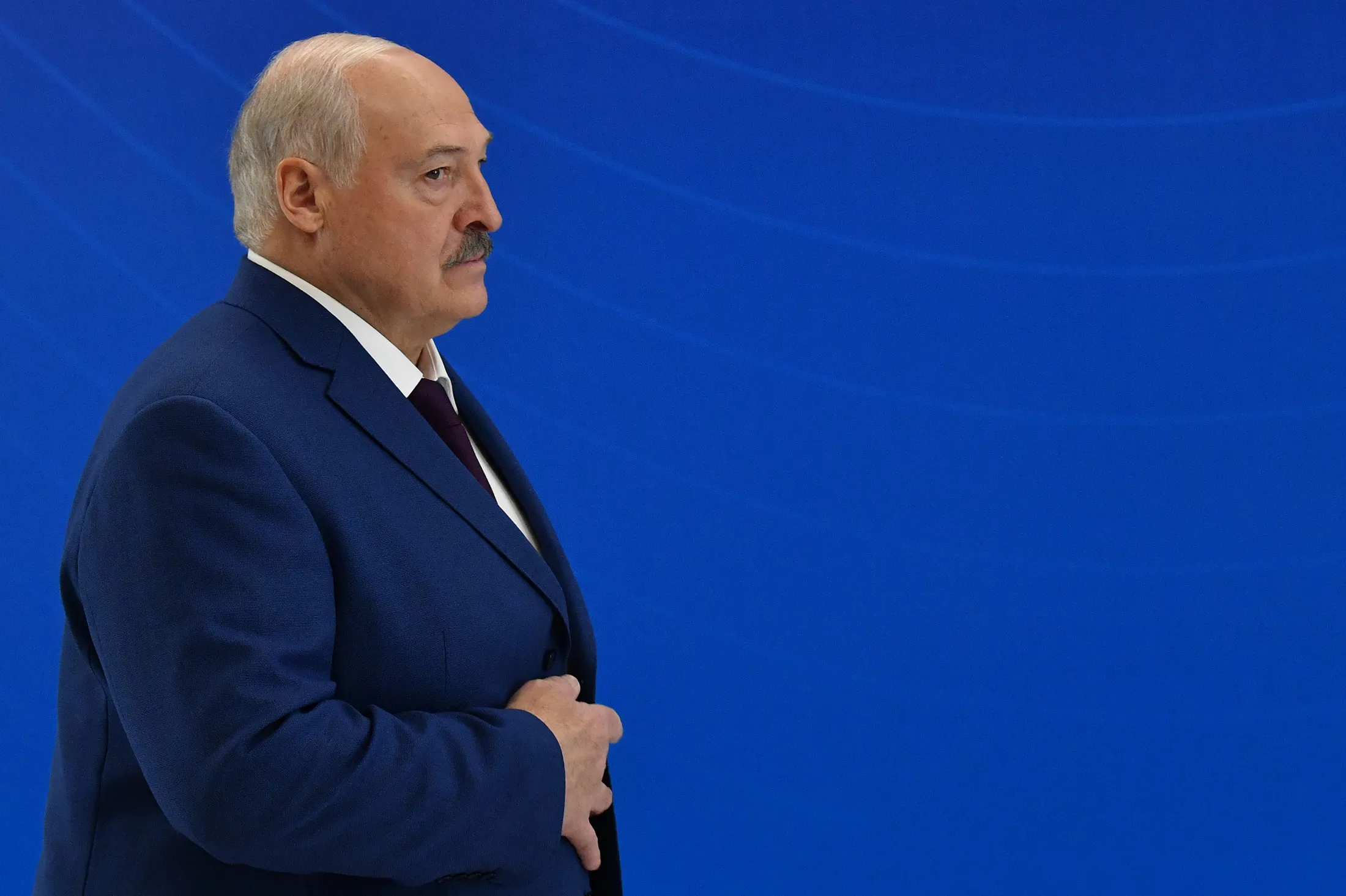 Alexander Lukashenko attends the Collective Security Treaty Organisation (CSTO) Heads of State Council in Bishkek on Nov. 27.