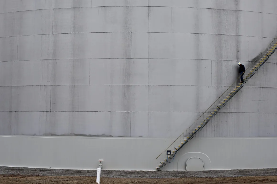 Views Of Largest U.S. Oil Hub As Stockpile Growth Slows