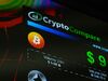 The symbols of Bitcoin and Ethereum cryptocurrencies sit displayed on a screen during the Crypto Investor Show in London, U.K., on Saturday, March 10, 2018. The meeting is the largest crypto and blockchain event for investors in the U.K.