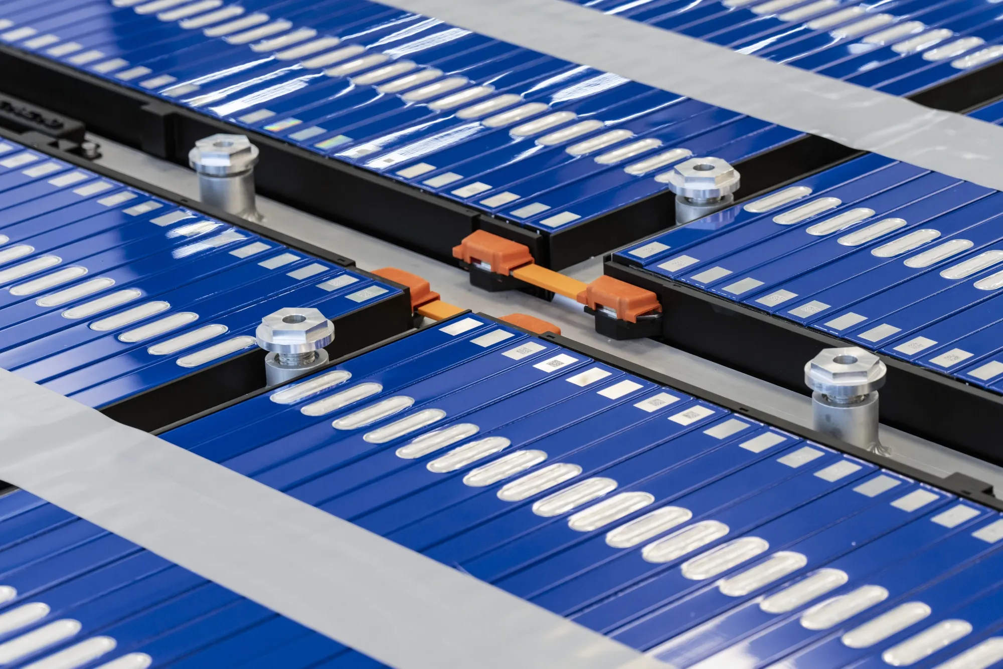 Batteries for electric vehicles at a Gotion High-tech Co. plant in Hefei, China.